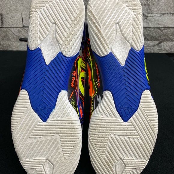 Adidas Nemeziz 19.3 TF The Journey Lionel Messi Soccer Signal Grn/Blk/Royal BL - Picture 8 of 9